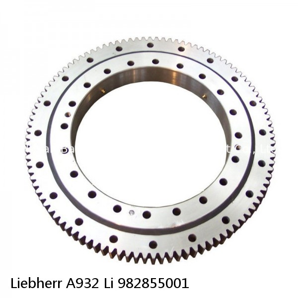 982855001 Liebherr A932 Li Slewing Ring #1 image